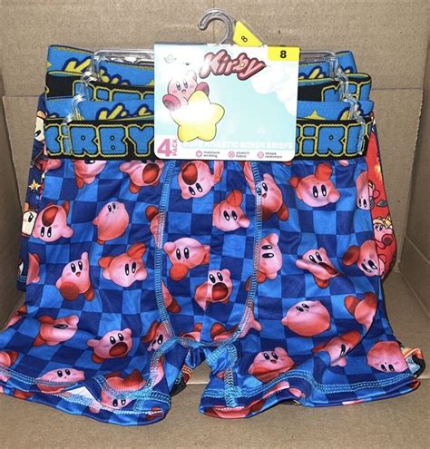 kirby underwear|BOYS NINTENDO KIRBY 4 PACK UNDERWEAR BOXER .